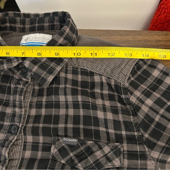 💕 Columbia Plaid Button-Up Shirt S - Picture 7 of 10